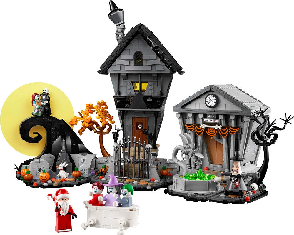 LEGO Ideas L'étrange Noël de monsieur Jack de Tim Burton et Disney Ensemble, Cadeau des Fêtes pour adultes 21351