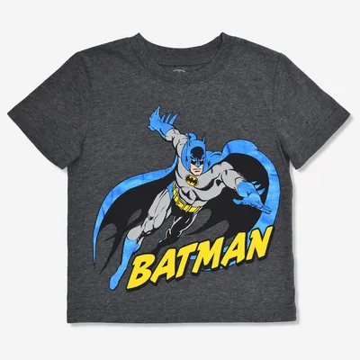 Warner Brothers Batman Short Sleeve Top Grey