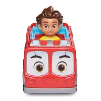 Disney Junior Firebuds, Camion de pompier en métal moulé Bo et Flash