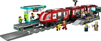 LEGO City Downtown Streetcar and Station Vehicle Toy Playset, Gift for Toy Train, 60423