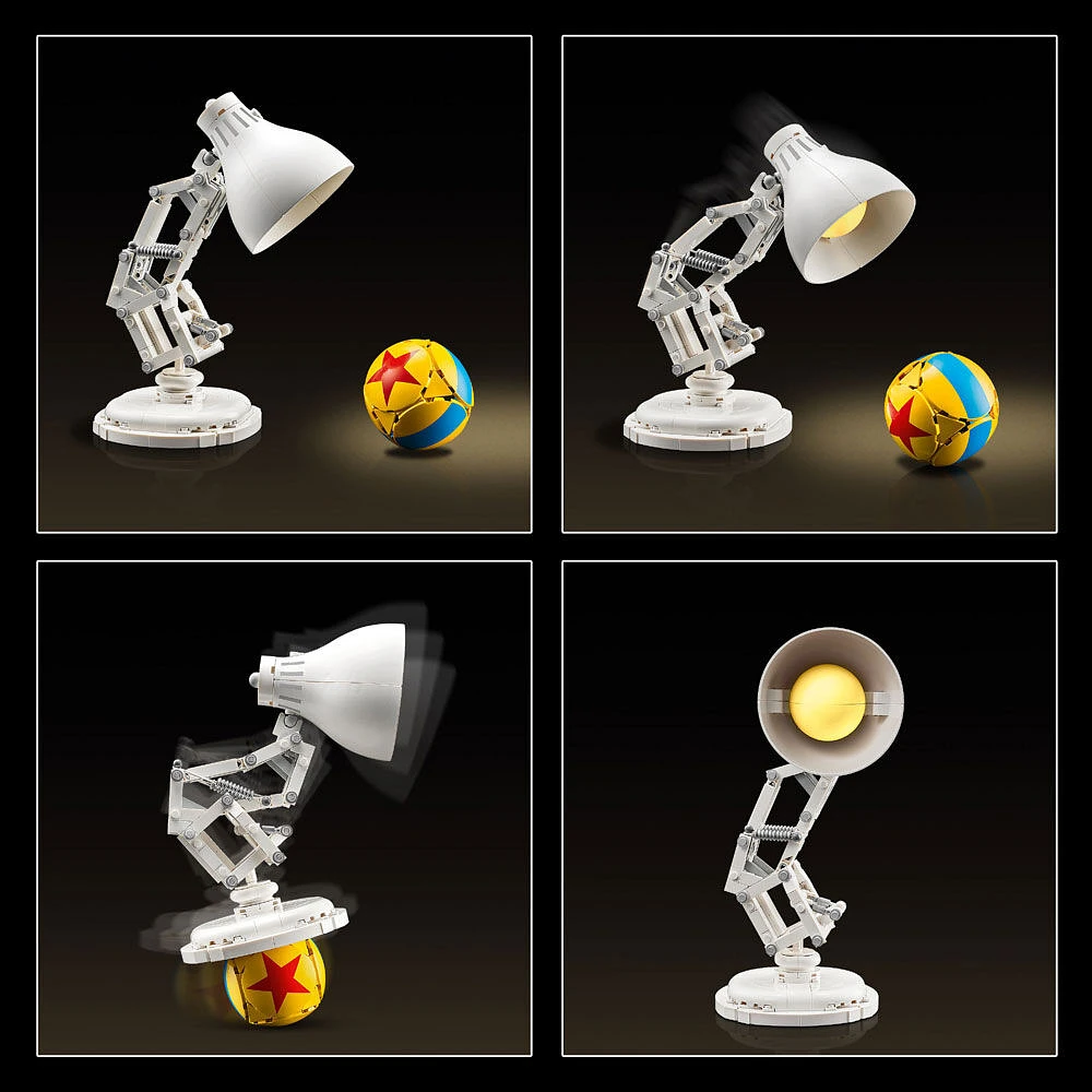 LEGO Ideas Disney Pixar Luxo Jr. Room Decor - Collectible Building Set for Adults 18+ - 21357