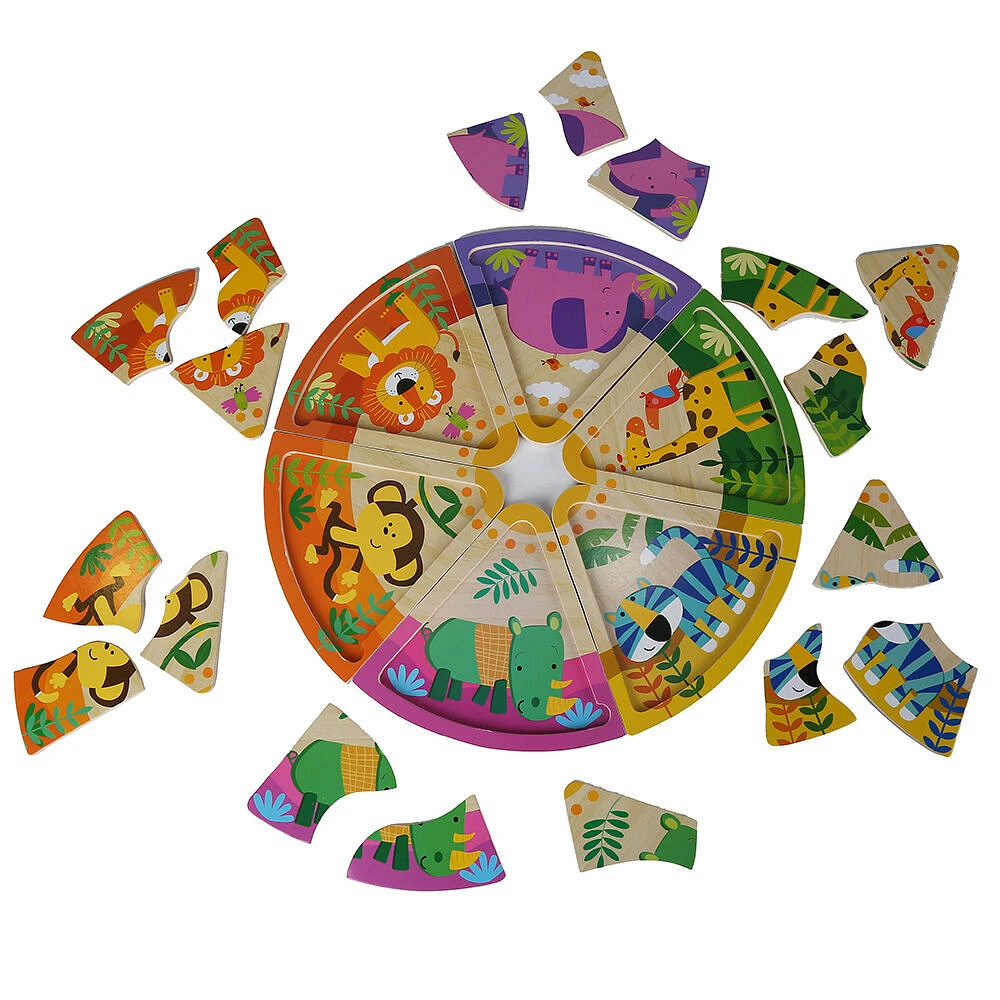 6-In-1 Wedge Puzzles