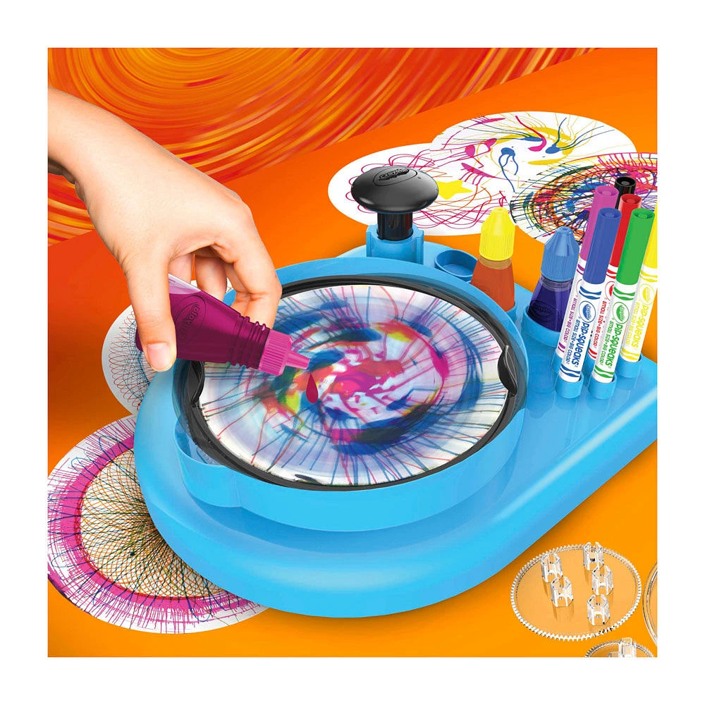 Station d'art Spin & Spiral de Crayola