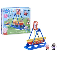 Peppa Pig Manège Bateau Pirate de Peppa, coffret avec 2 figurines, jouet pour enfants