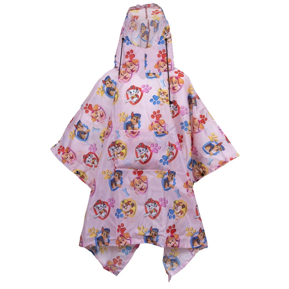 Paw Patrol Poncho Repliable Pour Enfant Pat’Patrouille Rose