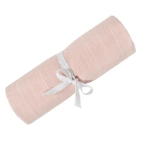 Cotton Muslin Swaddle/ Rose