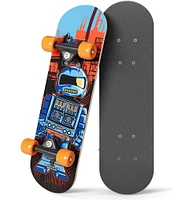 Rudeboyz Mini Skateboard - Robot  - 17"