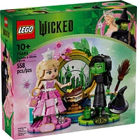 LEGO Wicked Elphaba & Glinda Figures, Kids Witch Toys, Fantasy Construction Playset, Gift for Kids, 75682