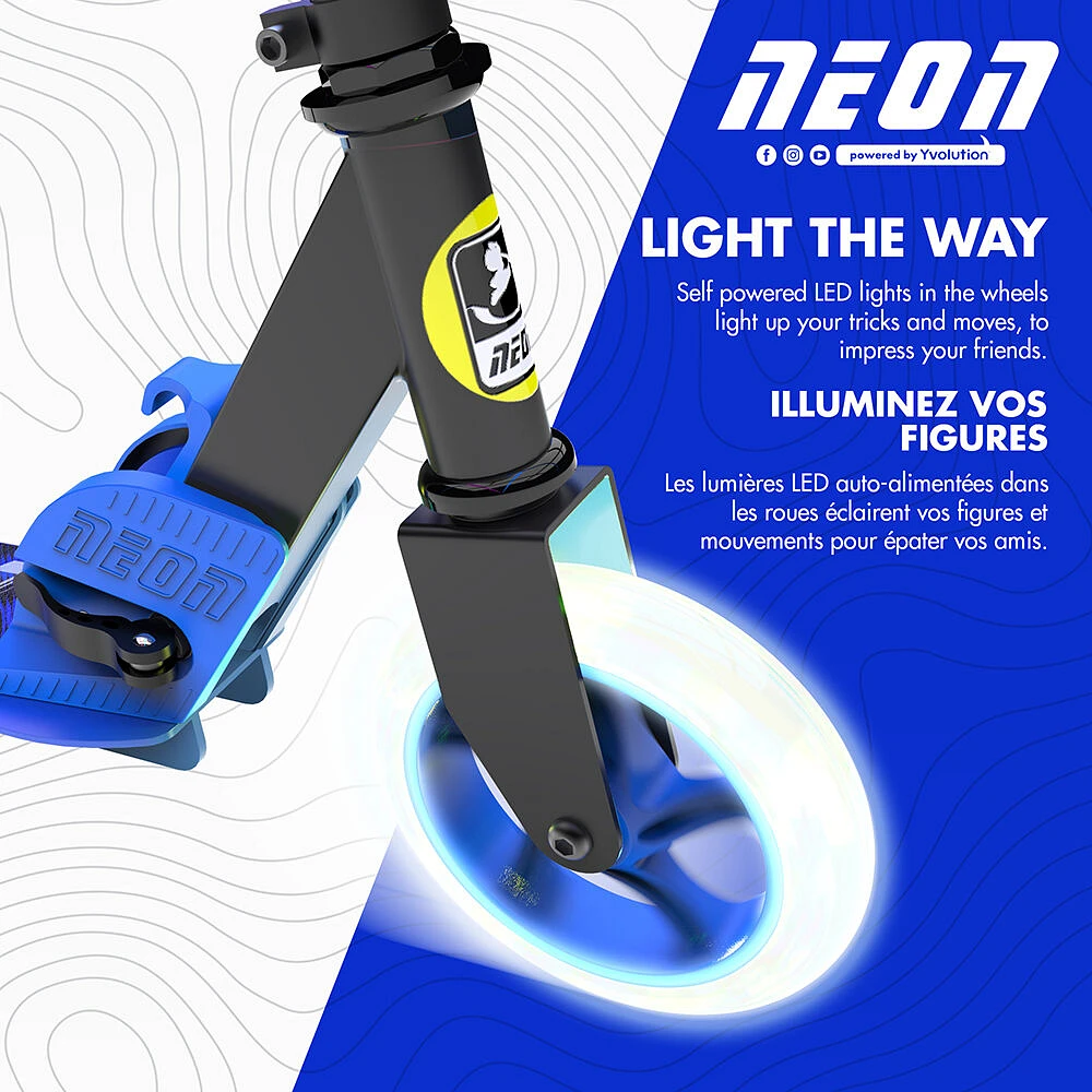 Yvolution Neon Apex 145 2-wheel scooter - Blue