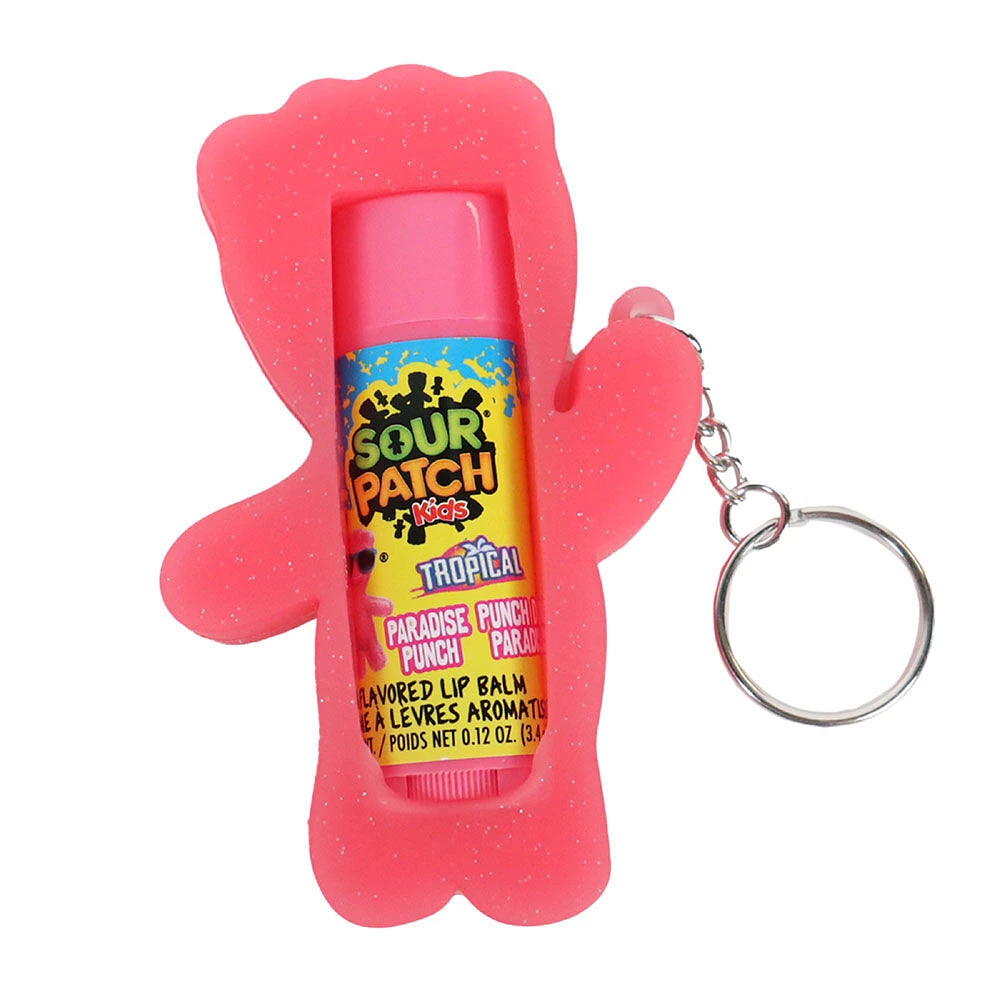 Sour Patch Pink Lip Balm with Keychain