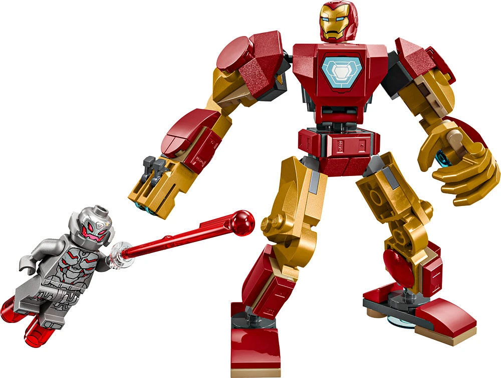 LEGO Marvel Le robot d'Iron Man contre Ultron, Jouet de figurines de superhéros à construire 76307