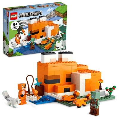 LEGO Minecraft Le refuge renard 21178 Ensemble de construction (193 pièces)