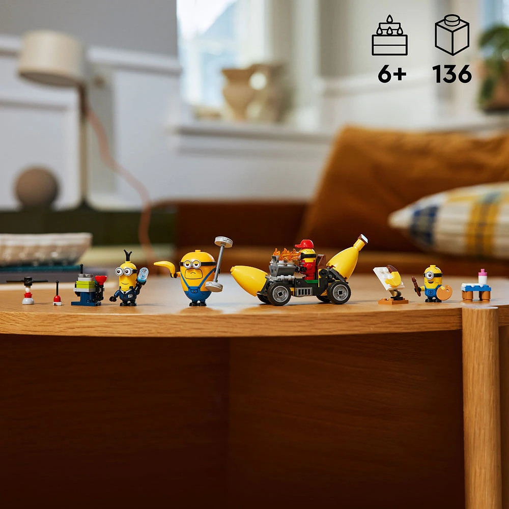 Jouet LEGO Détestable moi 4 Les Minions et la voiture-banane 75580