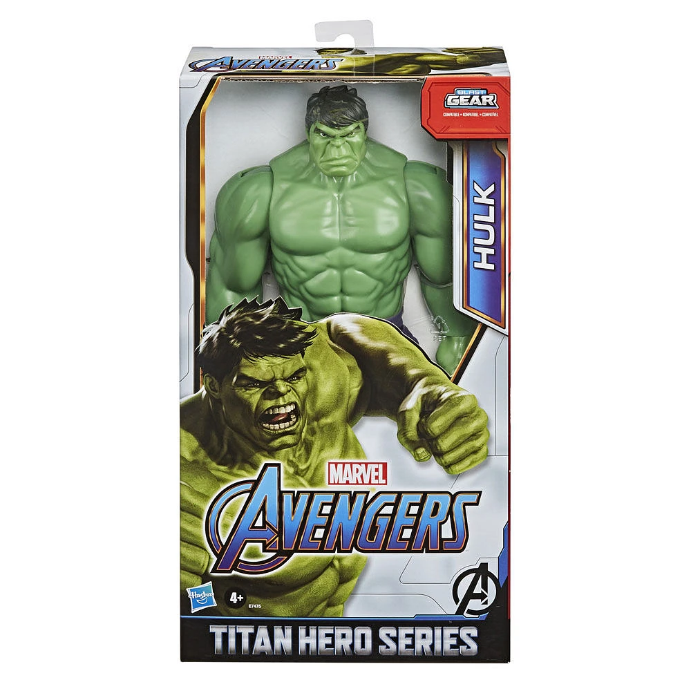 Marvel Avengers Titan Hero Series Figurine jouet Hulk Blast Gear Deluxe