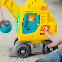 Fisher-Price Count & Stack Crane with Blocks, Lights & Sounds, Multi-Language Version