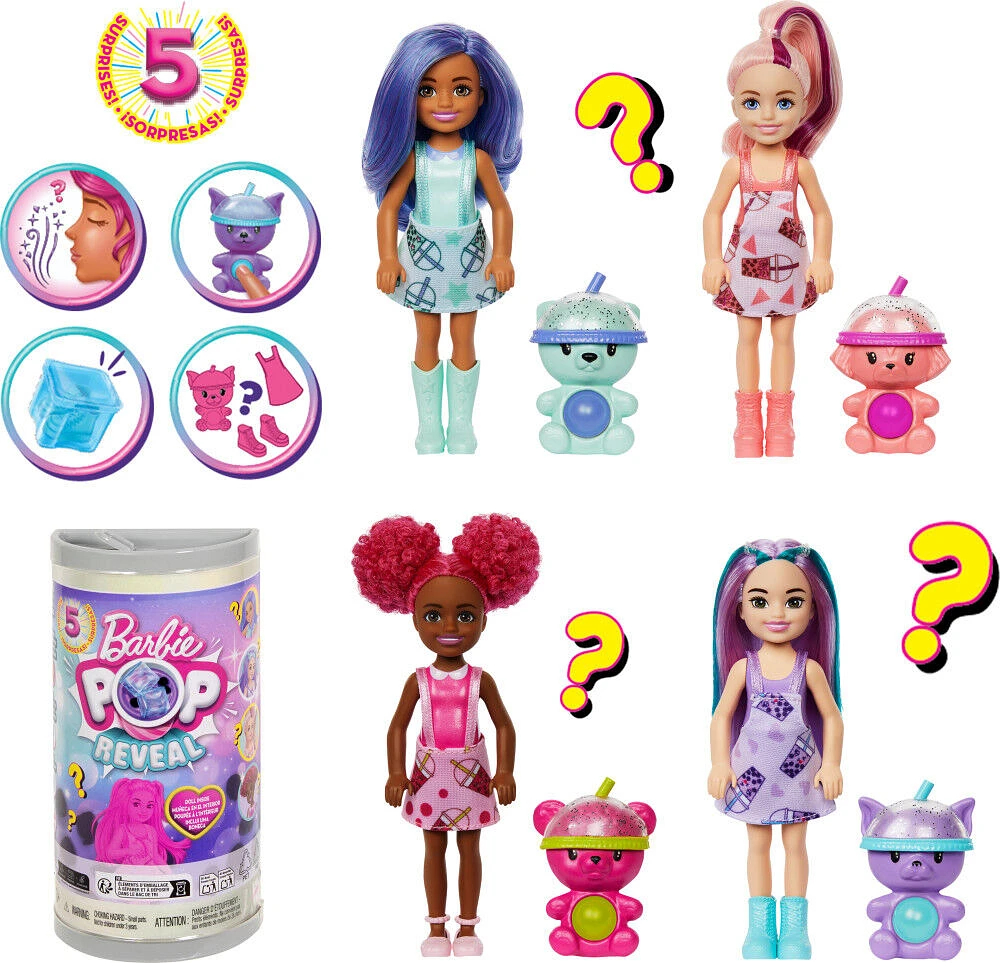 Barbie-Pop Reveal Chelsea-Poupée Chelsea Bubble Tea