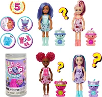 Barbie Chelsea Pop Reveal Bubble Tea Series Doll in Tea Can-Inspired Package with 5 Surprises, Scented (Styles May Vary)