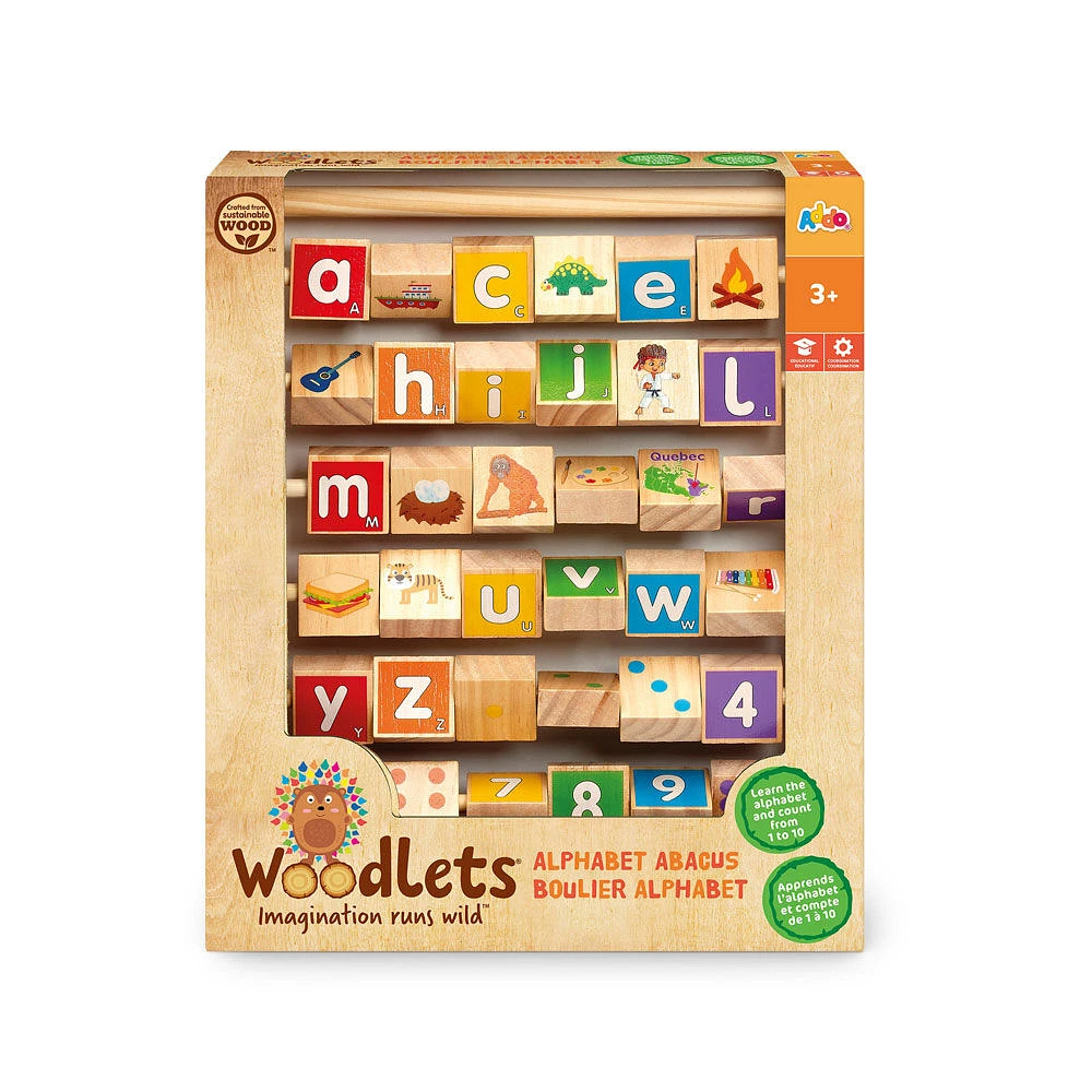 Woodlets Alphabet Abacus - R Exclusive