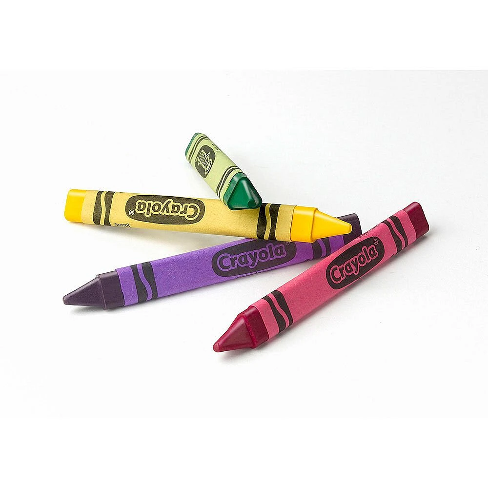 Crayons de cire triangulaires lavables Crayola