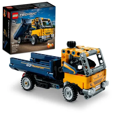 LEGO Technic Dump Truck 42147 Building Toy Set (177 Pieces)