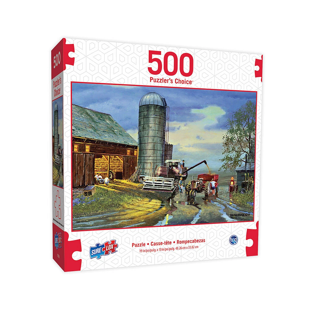 SureLox Puzzles - Puzzlers Choice Collection - Golden Harvest - 500 Pieces - English Edition