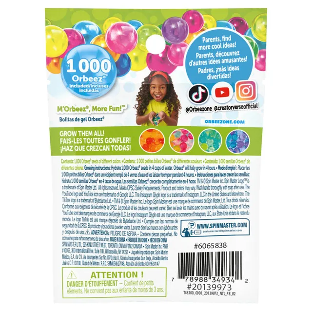 Spin Master Orbeez Icy Color Seed Pack