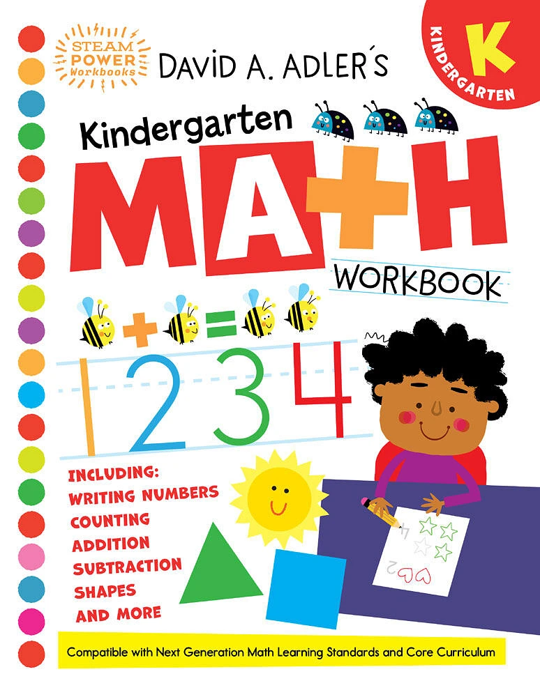 David A. Adler's Kindergarten Math Workbook - Édition anglaise