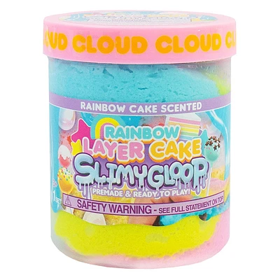 Slimygloop Jar  Rainbow Layer Cake