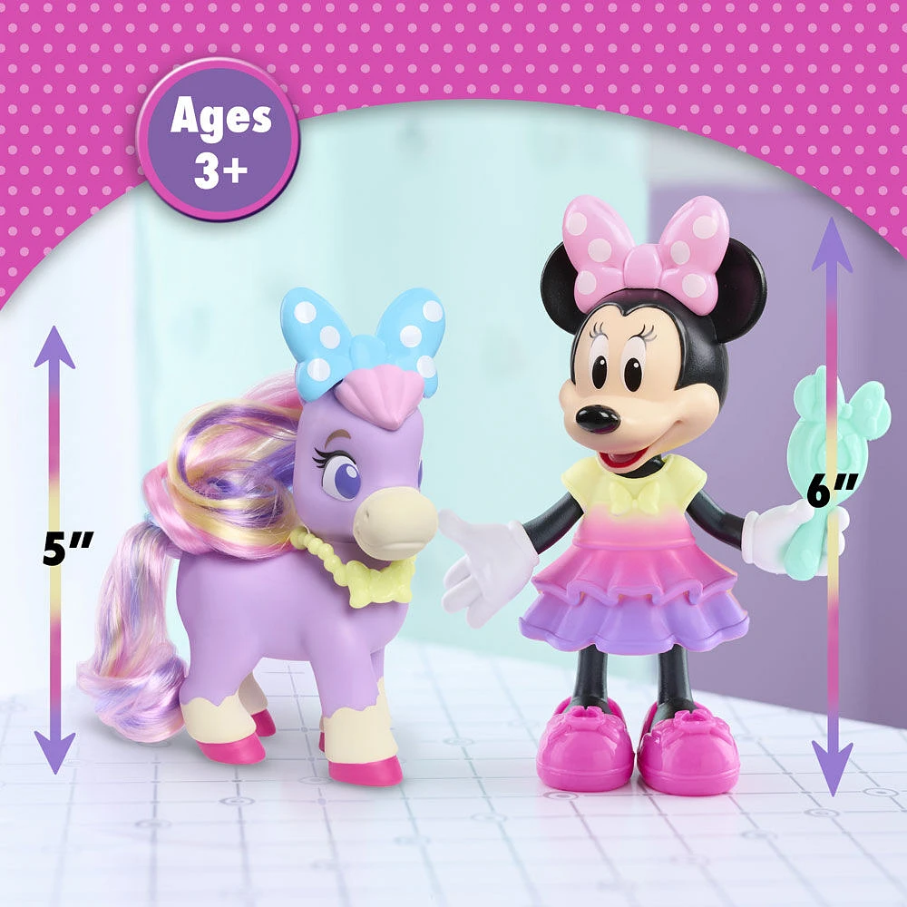 Disney Junior Minnie Mouse Groom & Glam Pony Set