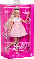 Barbie Deluxe Style Doll #3 in Pastel Pink Barbiecore Dress with Oversized Bow, Blond Hair