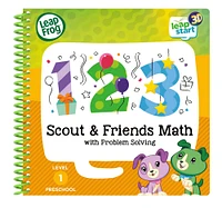 LeapFrog LeapStart Preschool (Level 1) Scout & Friends Math with Problem Solving Activity Book- Édition anglaise