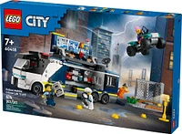 Jouet LEGO City Le camion laboratoire mobile de la police scientifique 60418