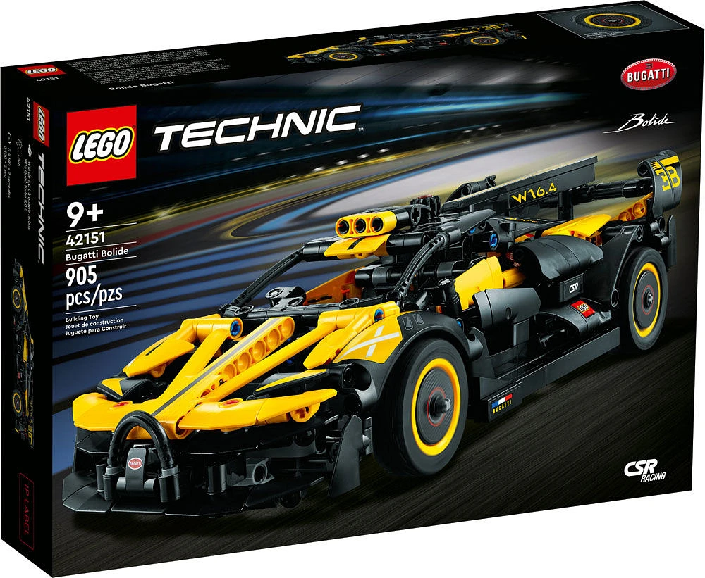 LEGO Technic Bugatti Bolide 42151 Building Toy Set for Kids Aged 9+ (905 Pieces)