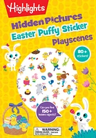 Easter Hidden Pictures Puffy Sticker Playscenes - Édition anglaise