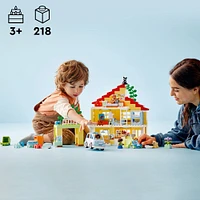 LEGO DUPLO Town La maison familiale 3en1 10994 Ensemble de jeu de construction (218 pièces)