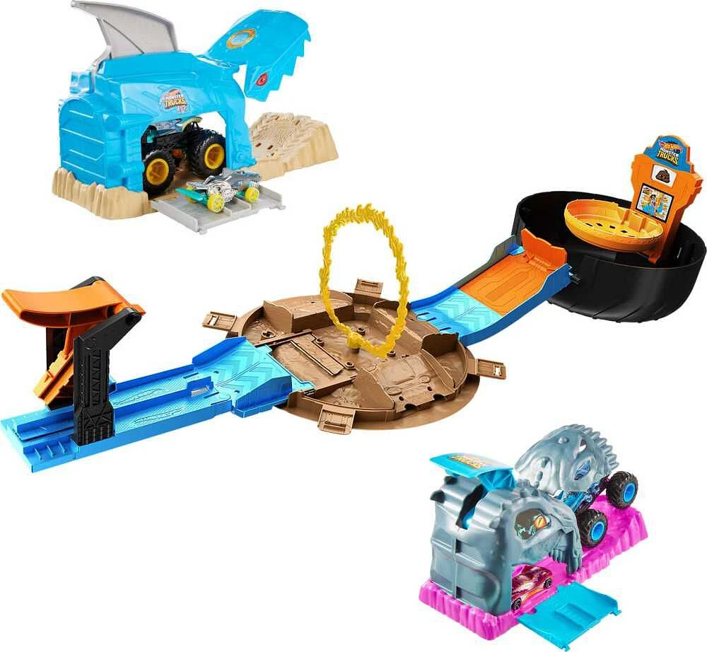 Hot Wheels - Monster Trucks - Super Coffret Arène Ultime
