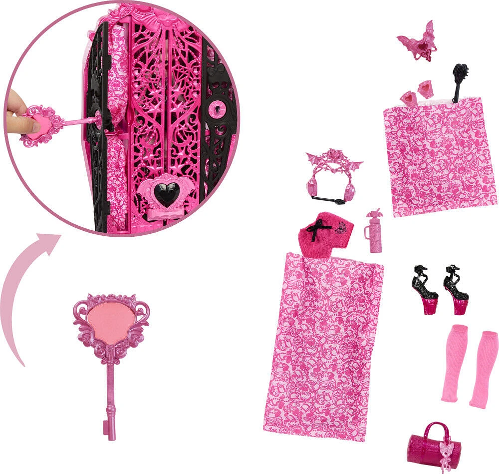 Monster High-Monstrueux Secrets Draculaura-Coffret