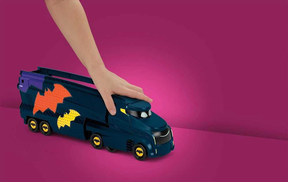 Fisher-Price - DC Batwheels - Bat-Camion avec rampe, rang. de véh.