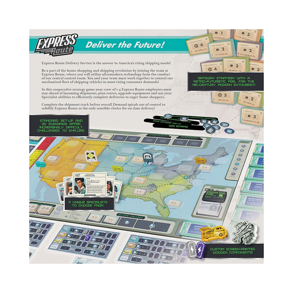 USAopoly Express Route Board Game - English Edition