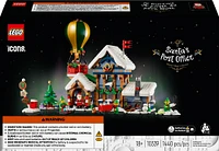 Ensemble de construction de décoration de maison de fêtes pour les adultes et les familles LEGO Icons Le bureau de poste du père Noël 10339