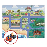 Bluey Imaginmat Jumbo Playmat With 2 Vehicles