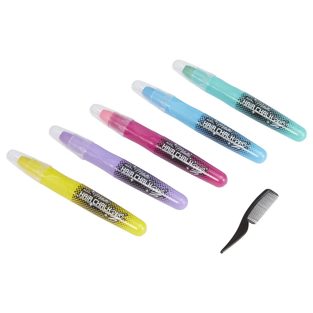 ALEX Spa Metallic Hair Chalk Pens