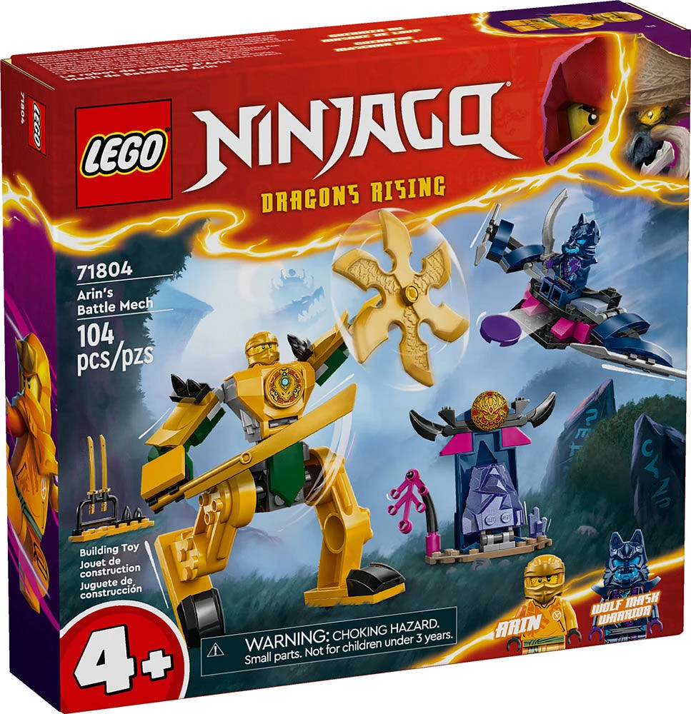 Ensemble de jouet LEGO NINJAGO Le robot de combat d'Arin 71804