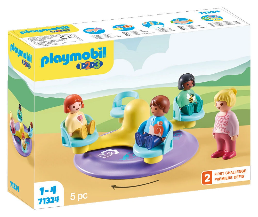 Playmobil - Enfants et tourniquet 1.2.3