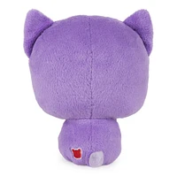 GUND Drops, Peggy Purrs, Animal en peluche tout doux et expressif premium, violet, 15,2 cm