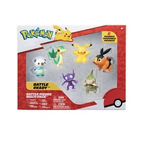 Pokémon Battle Figure Multipack 6-Pack - 2" Sableye, Axew, Snivy, Tepig, Oshawott, Pikachu #11