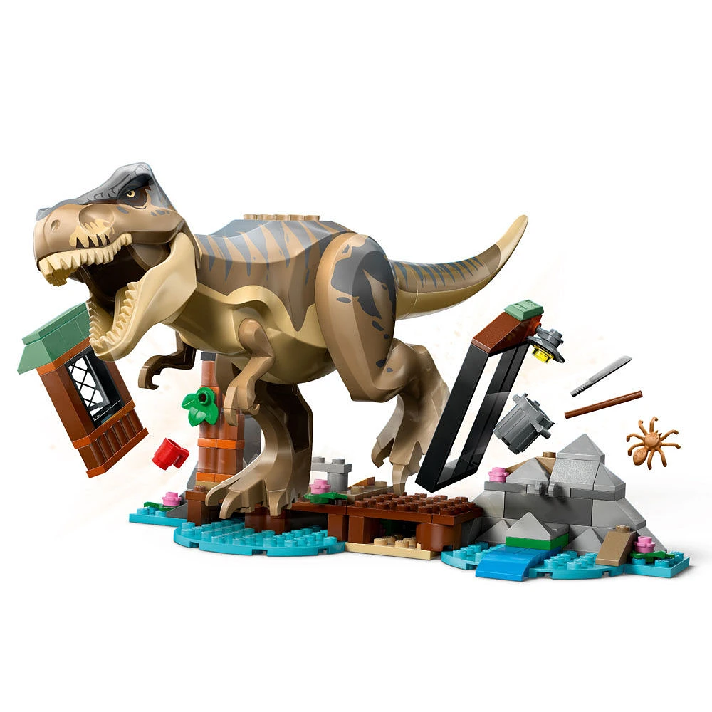 LEGO Jurassic World T. rex River Escape - Dinosaur Toy For Kids, Boys, and Girl 5-7 - 76975