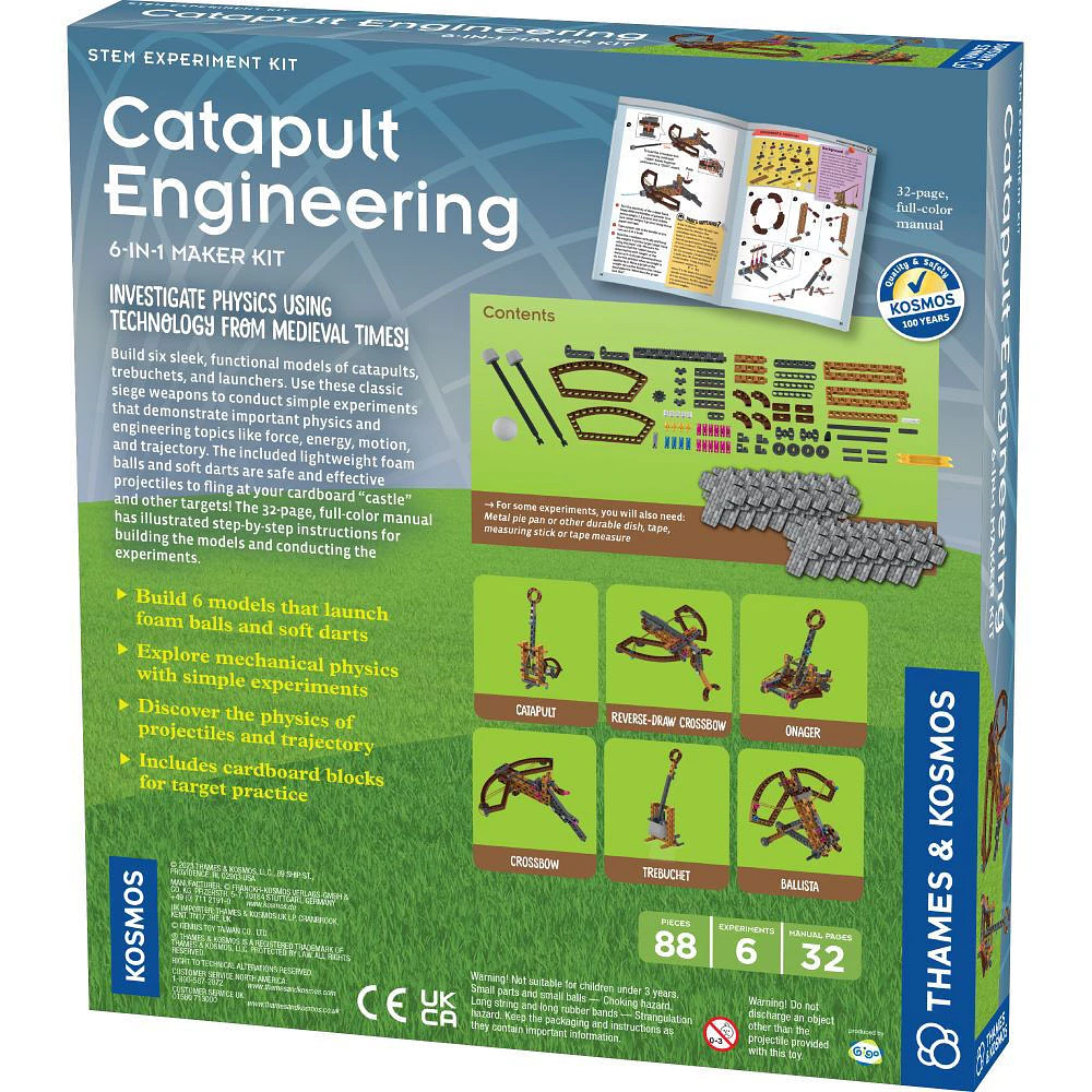 Catapult Engineering: 6-In-1 Maker Kit - English Edition