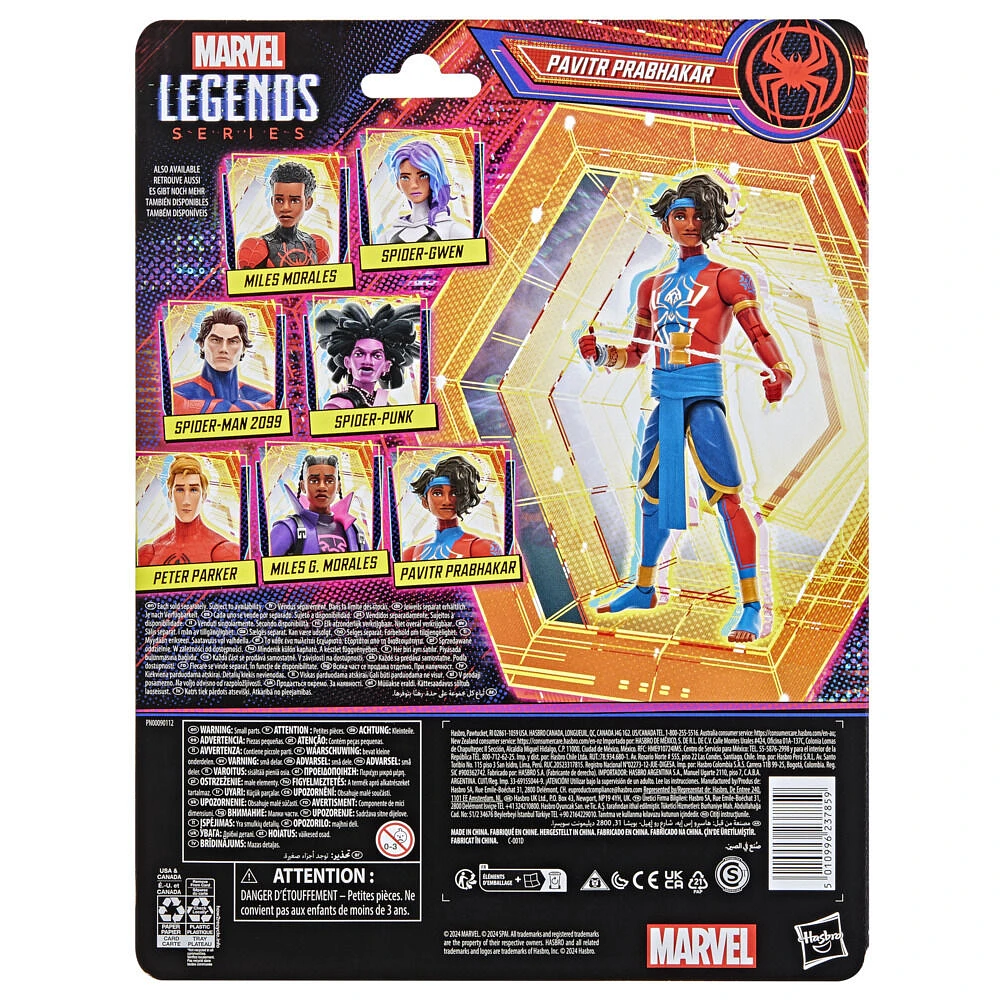 Marvel Legends Series Pavitr Prabhakar, Spider-Man: Across the Spider-Verse Collectible 6 Inch Action Figure