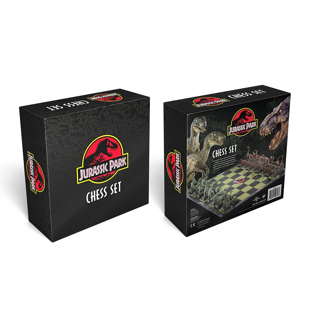 The Noble Collection Jurassic Park Chess Set - English Edition